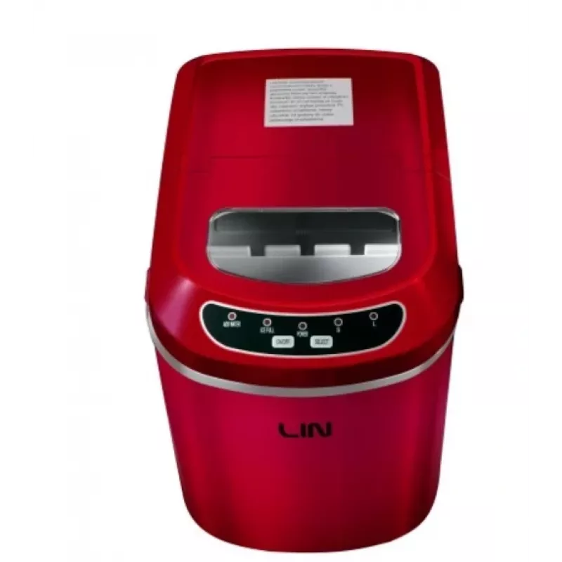 Máquina de hielo portátil LIN ICE PRO-R12 roja