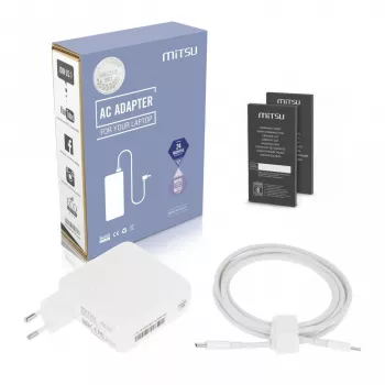 Fuente de alimentación para portátil 61W USB-C 5V-9V-12V-15V-20V-20,3V/3A PD