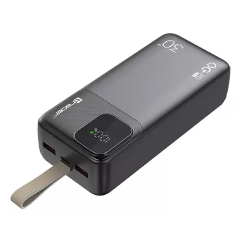 Tracer 47824 Prime-V3 30000mAh QC22.5W+PD20W batería externa, negra