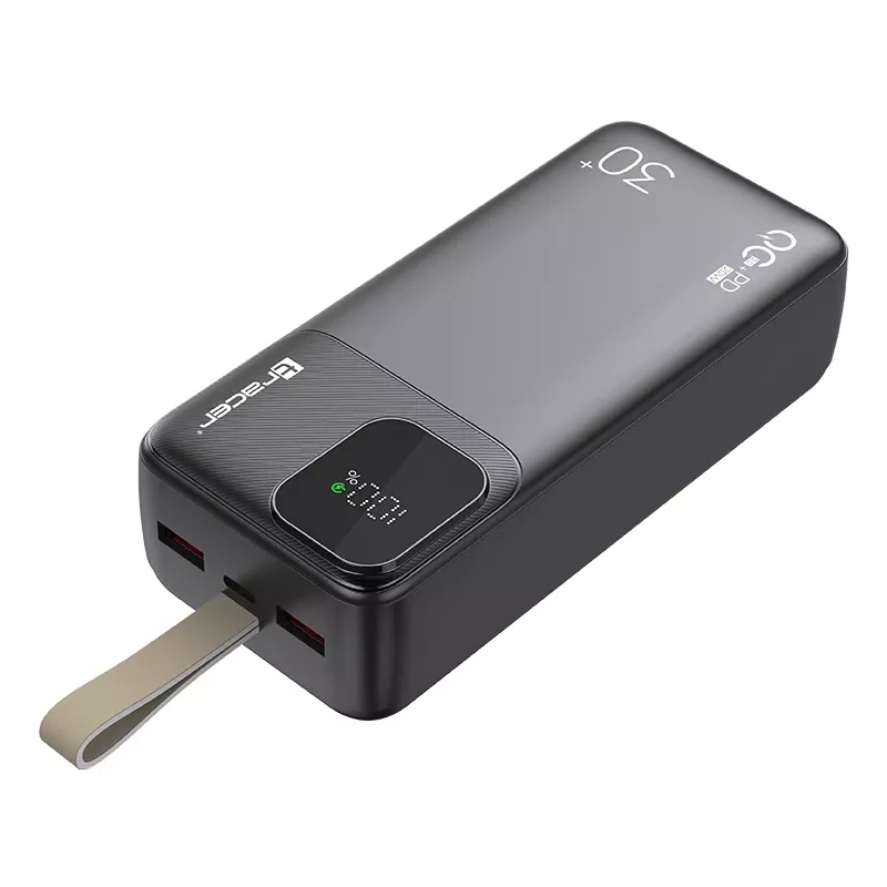 Tracer 47824 Prime-V3 30000mAh QC22.5W+PD20W batería externa, negra