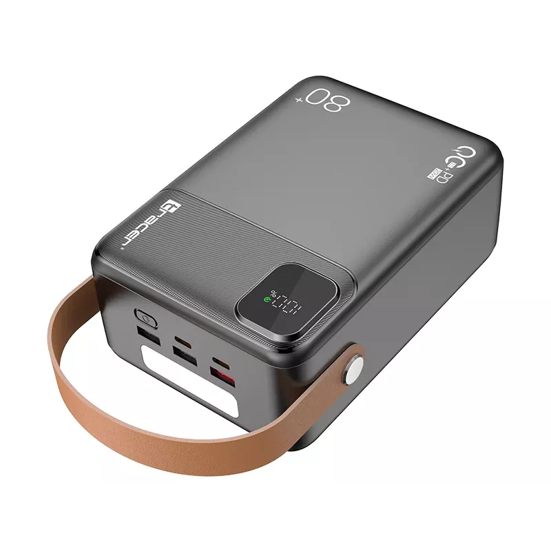 Tracer 47826 Prime-V8 80000mAh QC22.5W+PD20W batería externa, negra