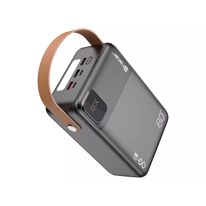 Tracer 47826 Prime-V8 80000mAh QC22.5W+PD20W batería externa, negra