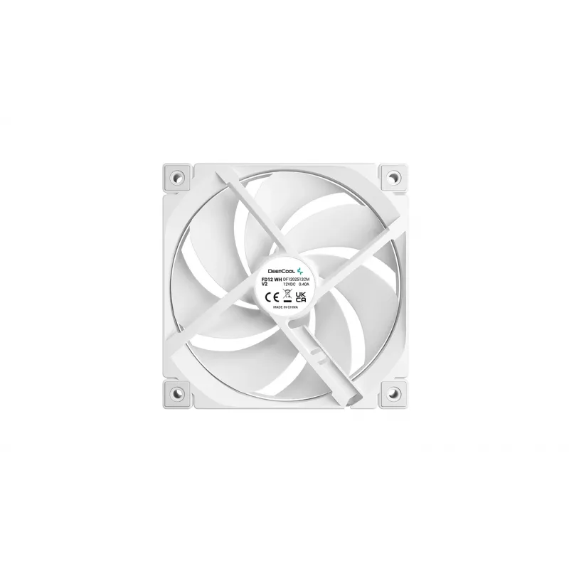 Ventilador Deepcool | FD12 WH V2 | Blanco