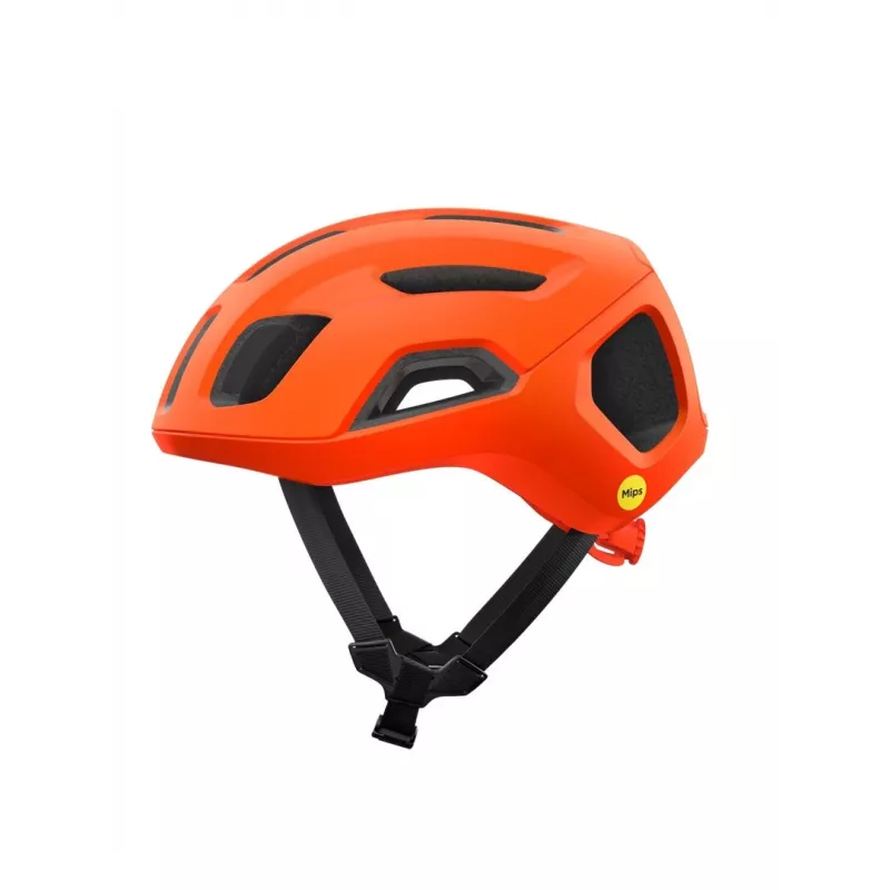 Casco de bicicleta POC Ventral Air MIPS, naranja fluor mate, talla S (50-56 cm)