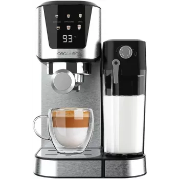 Cafetera Cecotec | Power Espresso 20 Cream | Presión de bomba 20 bar | Espumador de leche integrado | Semiautomática | 1350 W