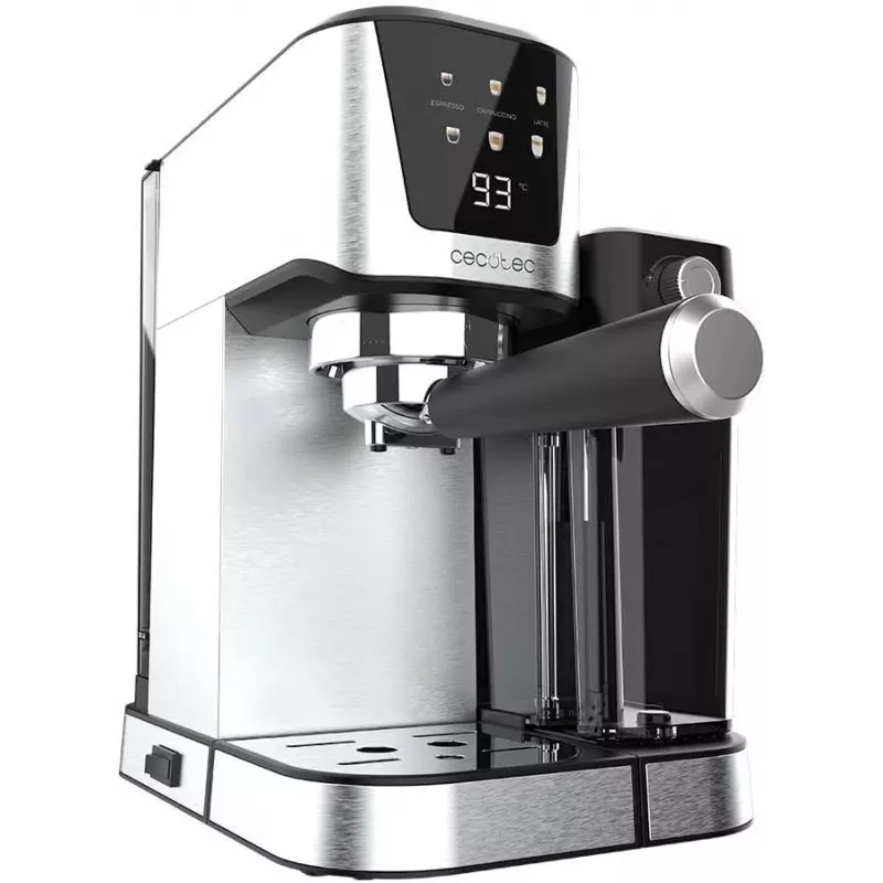 Cafetera Cecotec | Power Espresso 20 Cream | Presión de bomba 20 bar | Espumador de leche integrado | Semiautomática | 1350 W