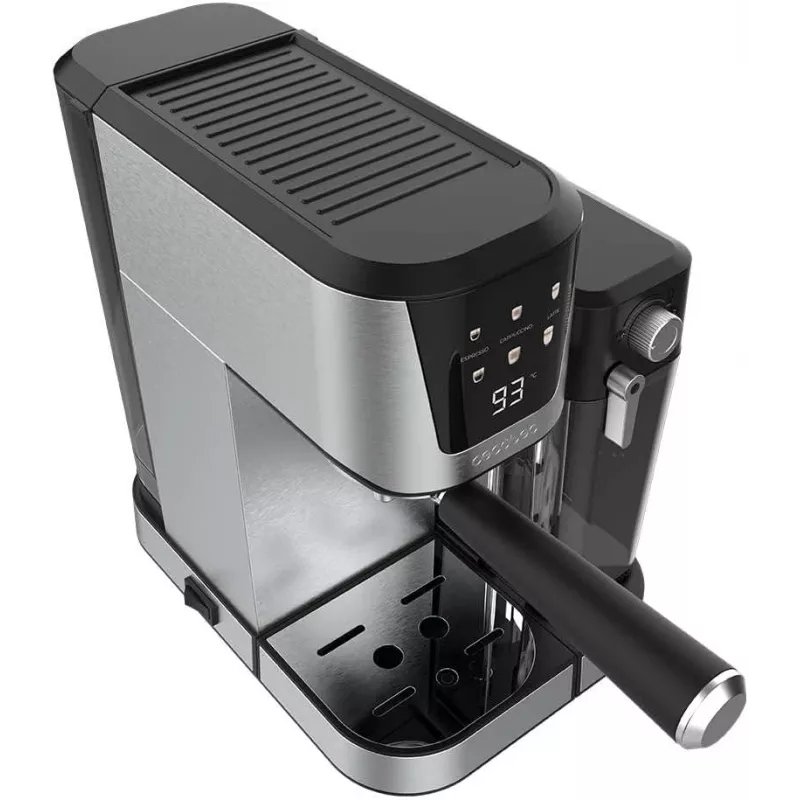 Cafetera Cecotec | Power Espresso 20 Cream | Presión de bomba 20 bar | Espumador de leche integrado | Semiautomática | 1350 W