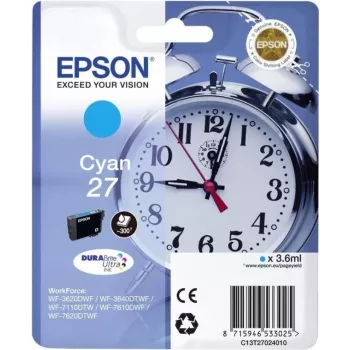Tinta Epson/27 Alarm Clock 3,6 ml CY SEC (C13T27024022)