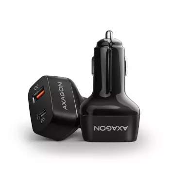 Cargador de coche AXAGON PWC-PQ38 38W 2x puerto USB-A+C