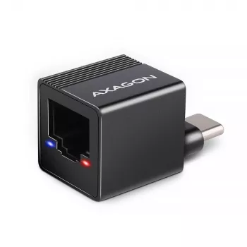 AXAGON ADE-MINIC USB-C 3.2 Gen 1 Mini adaptador Gigabit Ethernet, negro