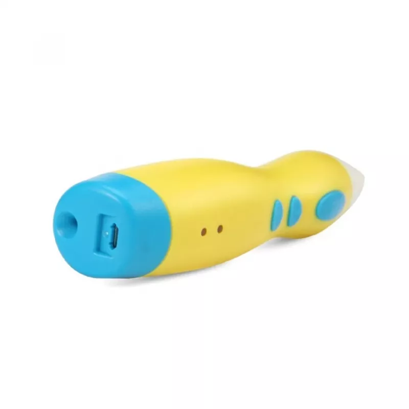 Bolígrafo 3D de baja temperatura amarillo
