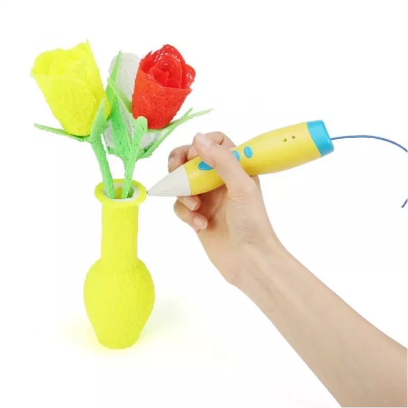 Bolígrafo 3D de baja temperatura amarillo