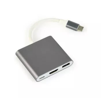 Adaptador gráfico USB Gembird A-CM-HDMIF-02-SG 3840 x 2160 píxeles Gris