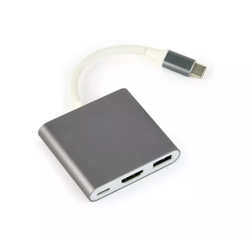 Adaptador gráfico USB Gembird A-CM-HDMIF-02-SG 3840 x 2160 píxeles Gris