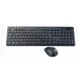 Conjunto de teclado y ratón inalámbrico Gembird KBS-WCH-03, negro