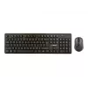 Conjunto de teclado y ratón inalámbrico Gembird KBS-WCH-03, negro