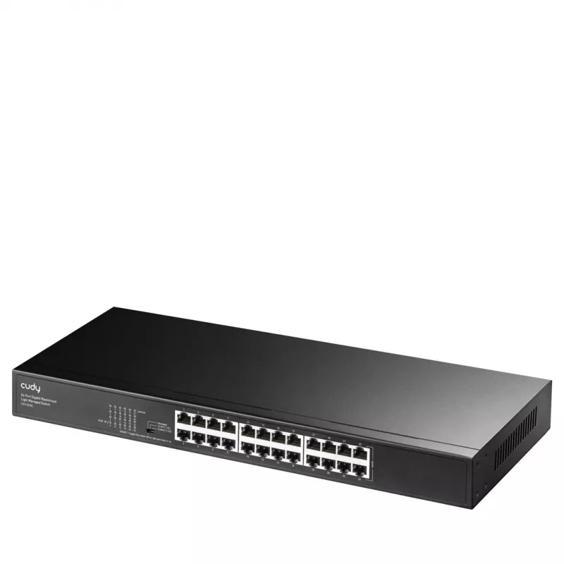 Switch de red Cudy GS1024E Managed Gigabit Ethernet (10/100/1000) Negro
