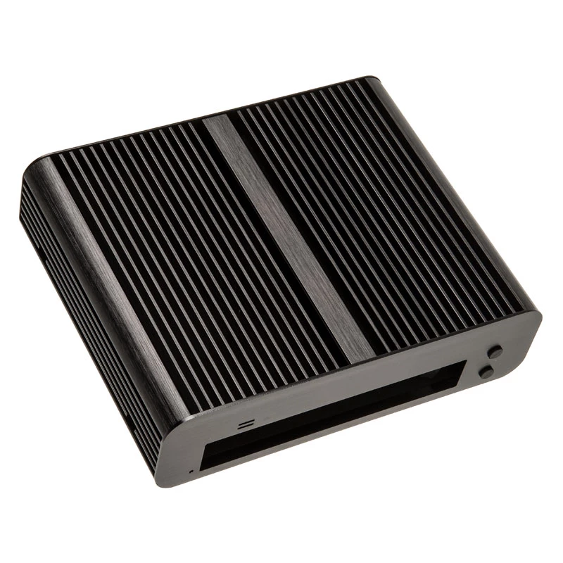 Caja Akasa Euler S Thin-Mini-ITX sin ventilador, OEM – negra