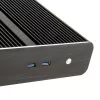 Caja Akasa Euler S Thin-Mini-ITX sin ventilador, OEM – negra