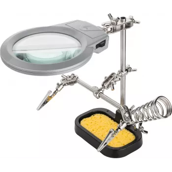 Accesorio para soldador/estación Goobay 51226 1 ud. soporte con lupa