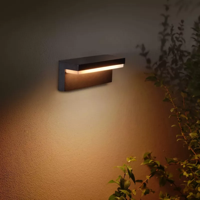 Philips Hue Nyro White & Cool Amb. Lámpara de pared 1000lm negro