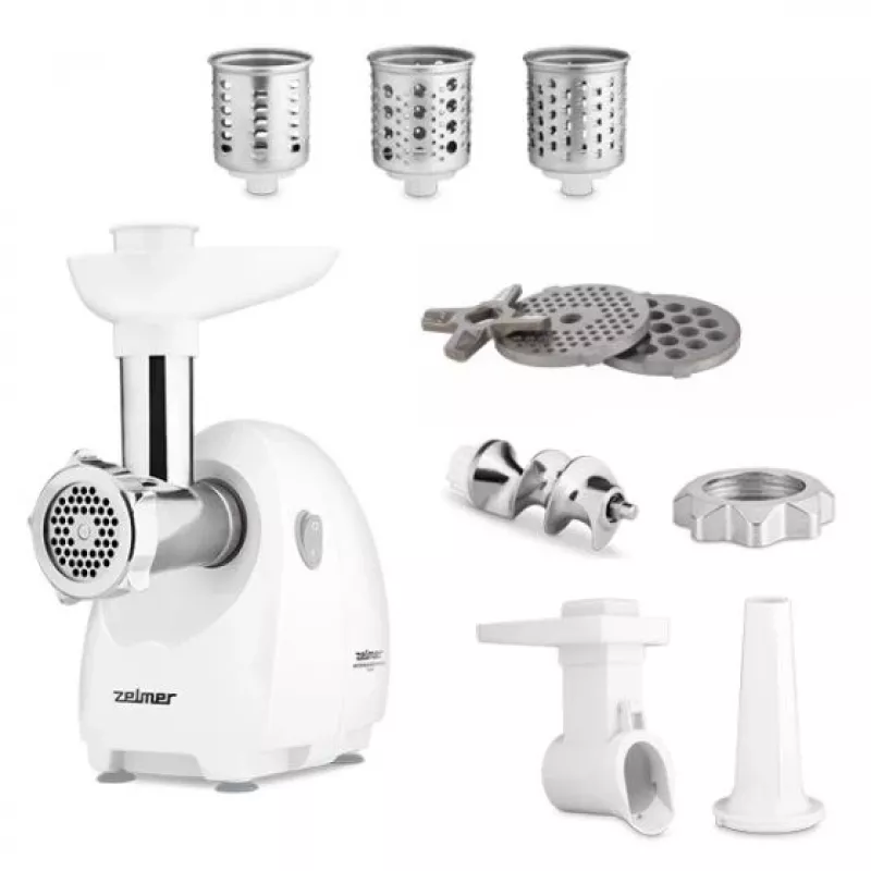 Picadora de carne Zelmer ZMM4045B 1900 W blanca