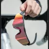 Gafas de ciclismo polarizadas Rockbros 189114 con protección UV y soporte para graduación, gris