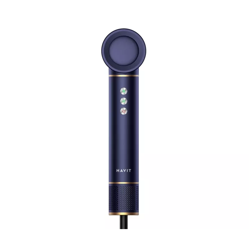Cepillo de aire multistyler Havit HD634-EU, 1300 W, 4 accesorios, azul