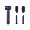 Cepillo de aire multistyler Havit HD634-EU, 1300 W, 4 accesorios, azul