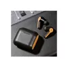 Auriculares Marley Rebel True Earbuds con micrófono integrado, in-ear, inalámbricos, Signature negros