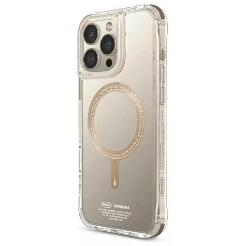 SK-2024IPP69-SDOPRM-GLD | Tapa trasera | Apple | iPhone 16 Pro Max | Plástico | Transparente/Champán