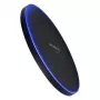 AXAGON WDC-P10T base de carga inalámbrica rápida fina, Qi 5/7,5/10 W, Micro-USB