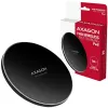 AXAGON WDC-P10T base de carga inalámbrica rápida fina, Qi 5/7,5/10 W, Micro-USB