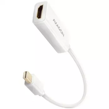 AXAGON RVDM-HI14NW – 0,15 m – Mini DisplayPort – HDMI – conector macho – conector hembra – recto
