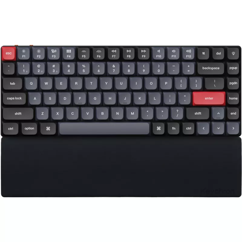 Reposamuñecas de silicona para K3/K7, reposamuñecas negro
