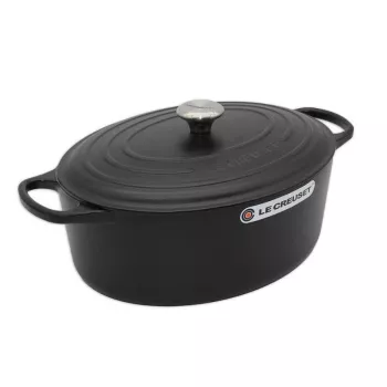 Le Creuset Cocotte Signature ovalada 35 cm negra (21178350000430)