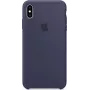 Funda de silicona Apple para iPhone XS Max Midnight Blue