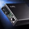 Cudy MC100SA-20 convertidor de medios de red 100 Mbit/s 1310 nm monomodo negro