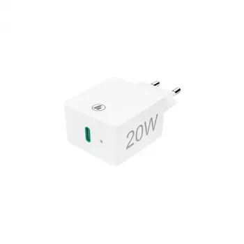 Hama 00201652 cargador 220V USB-C PD/Qualcomm 25W blanco