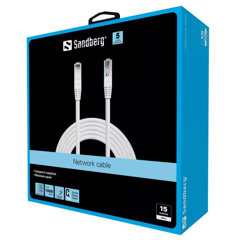 SANDBERG cable de red - RJ-45 (M) a RJ-45 (M)
