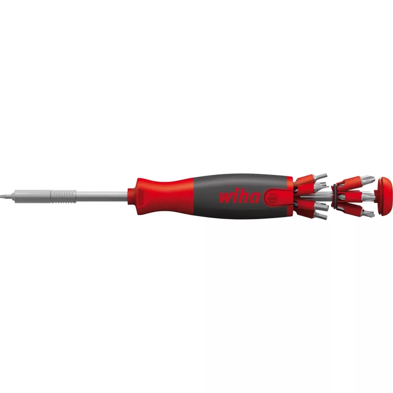 Wiha SB 3803-04021 LiftUp 26one® EU electrónica y mecánica fina, taller, destornillador de puntas VDE 1/4 (6,3 mm) (43895)