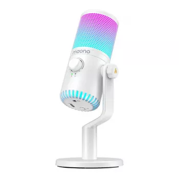 Micrófono gaming Maono DM30RGB (blanco)