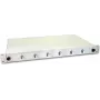 Lightwin Caja de empalme de fibra óptica, 12 fibras, 6x DLC Monomodo, 9/125µm OS2 G657.A1 Pigtail Caja de empalme (SPBOX 12E09 OS2 DLC)