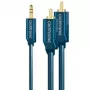 Cable adaptador MP3 (conector jack 3,5 mm / 2 conectores RCA) – 5,0 m adaptador adicional para reproductores MP3, iPods y smartphones