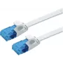 VALUE cable de parcheo Cat.6A (clase EA) UTP, extraplano, blanco, 0,5 m (21.99.2060)