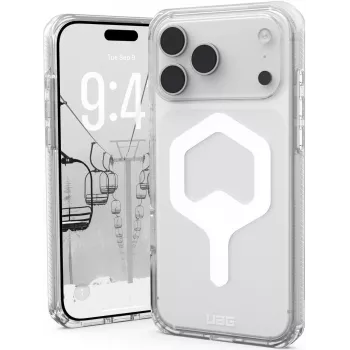 UAG Urban Armor Gear Funda Plyo MagSafe | Apple iPhone 17 Pro Max | ice (transparente)/Blanco | 114530114341 (114530114341)
