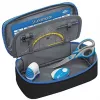 WEDO Estuche escolar negro/azul claro