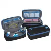 WEDO Estuche escolar negro/azul claro