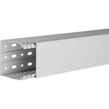 Hager Canal de cableado (L x An x Al) 2000 x 80 x 80 mm HA780080 1 ud. Gris claro (HA780080)