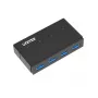 UNITEK Y-HB03001 Hub de interfaz USB 3.2 Gen 1 (3.1 Gen 1) Type-B 5000 Mbit/s Negro